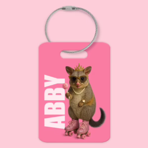 Luggage Tag - Australian Glam Possum