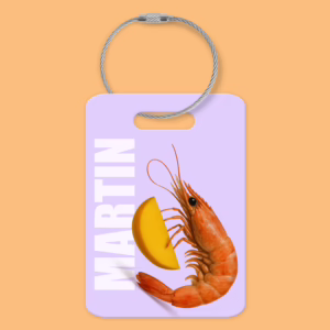Luggage Tag - Australian Prawn