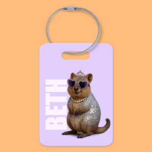 Luggage Tag - Australian Glam Quokka