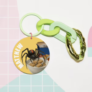 Keychain - Australian Redback Spider