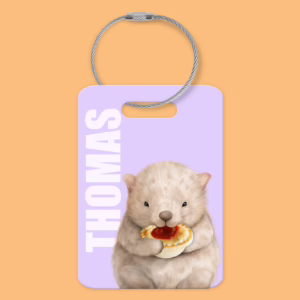 Luggage Tag - Australian Wombat