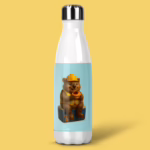 Stainless Steel Drink Bottle - Australian Tradie Wombat