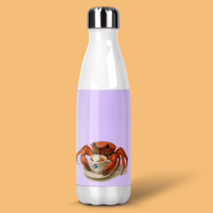 Stainless Steel Drink Bottle - Australian Crab