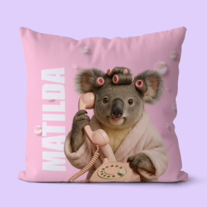 Canvas Cushion - Mum Life Koala