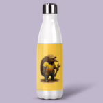 Stainless Steel Drink Bottle - Australian Tradie Echidna