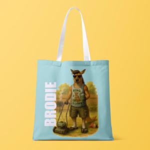 Canvas Tote Bag - Dad Life Kangaroo