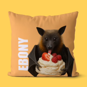 Canvas Cushion - Bat