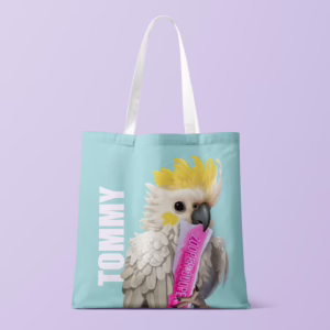Canvas Tote Bag - Cockatoo