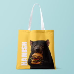 Canvas Tote Bag - Tassie Devil