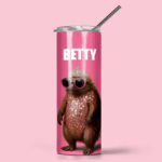 Stainless Steel Tumbler - Glam Echidna