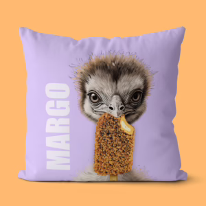 Canvas Cushion - Emu