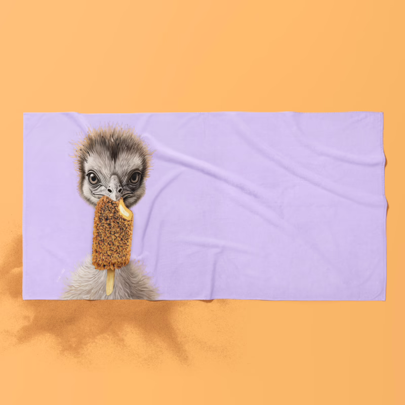 Beach Towel - Emu
