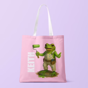 Canvas Tote Bag - Tradie Frog