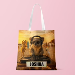 Canvas Tote Bag - Beach Party Koala