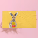 Beach Towel - Kangaroo