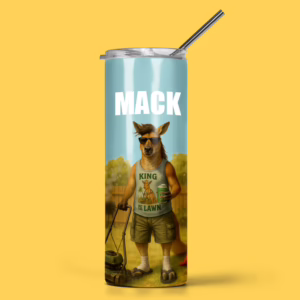 Stainless Steel Tumbler - Dad Life Kangaroo