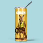 Stainless Steel Tumbler - Tradie Kangaroo