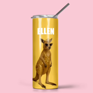 Stainless Steel Tumbler - Glam Kangaroo