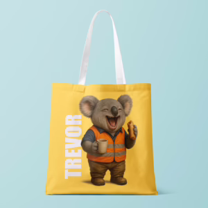 Canvas Tote Bag - Tradie Koala