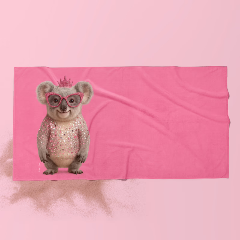 Beach Towel - Glam Koala