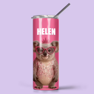 Stainless Steel Tumbler - Glam Koala