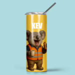 Stainless Steel Tumbler - Tradie Koala