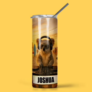 Stainless Steel Tumbler - Beach Party Koala
