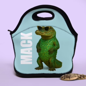 Lunch Tote Bag - Glam Crocodile