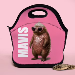 Lunch Tote Bag - Glam Echidna