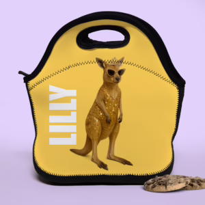 Lunch Tote Bag - Glam Kangaroo