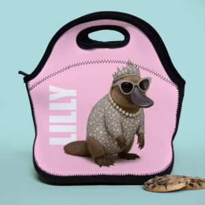Lunch Tote Bag - Glam Platypus
