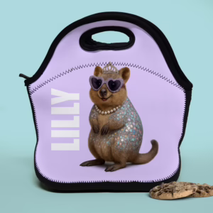 Lunch Tote Bag - Glam Quokka