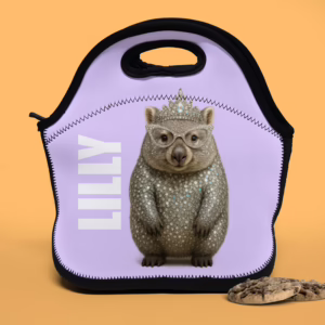 Lunch Tote Bag - Glam Wombat