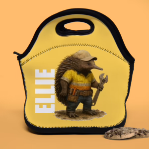 Lunch Tote Bag - Tradie Echidna