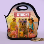 Lunch Tote Bag - Beach Party Quokka