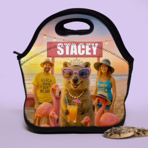 Lunch Tote Bag - Beach Party Quokka