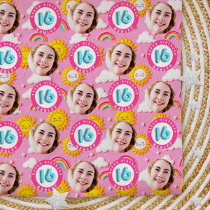 Custom Personalised Age Wrapping Paper - Sunny Days