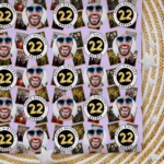Custom Personalised Age Wrapping Paper - Aussie Animal Rockstars