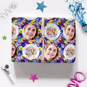 Custom Personalised Age Wrapping Paper - Mermaid