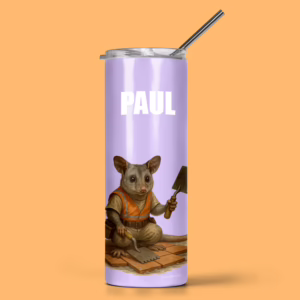 Stainless Steel Tumbler - Tradie Possum