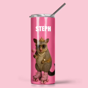 Stainless Steel Tumbler - Glam Possum