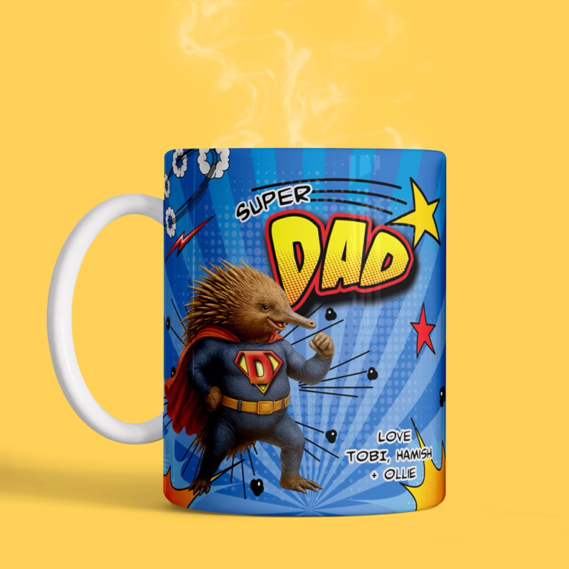 Personalised Mugs For Dads - Super Hero
