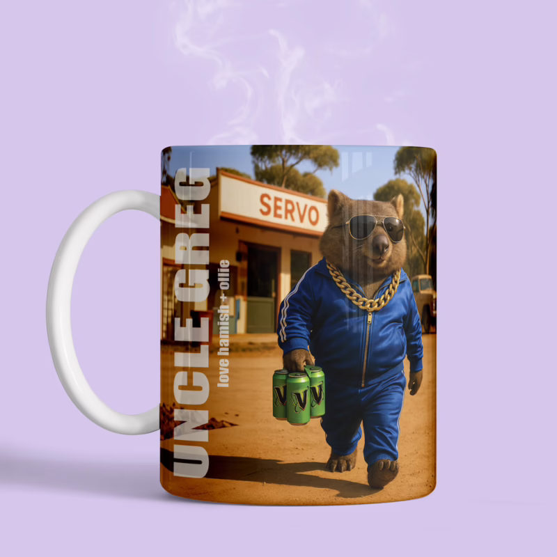 Personalised Mugs For Dads - Servo Wombat