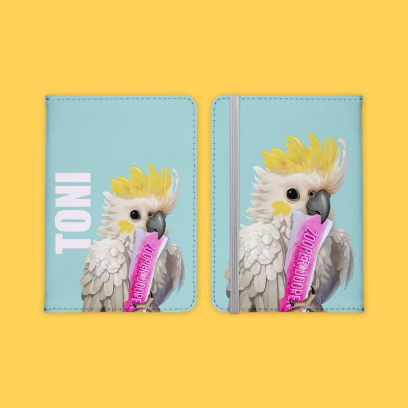 Passport Holder - Australian Cockatoo