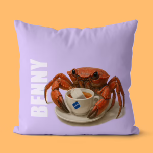 Canvas Cushion - Crab