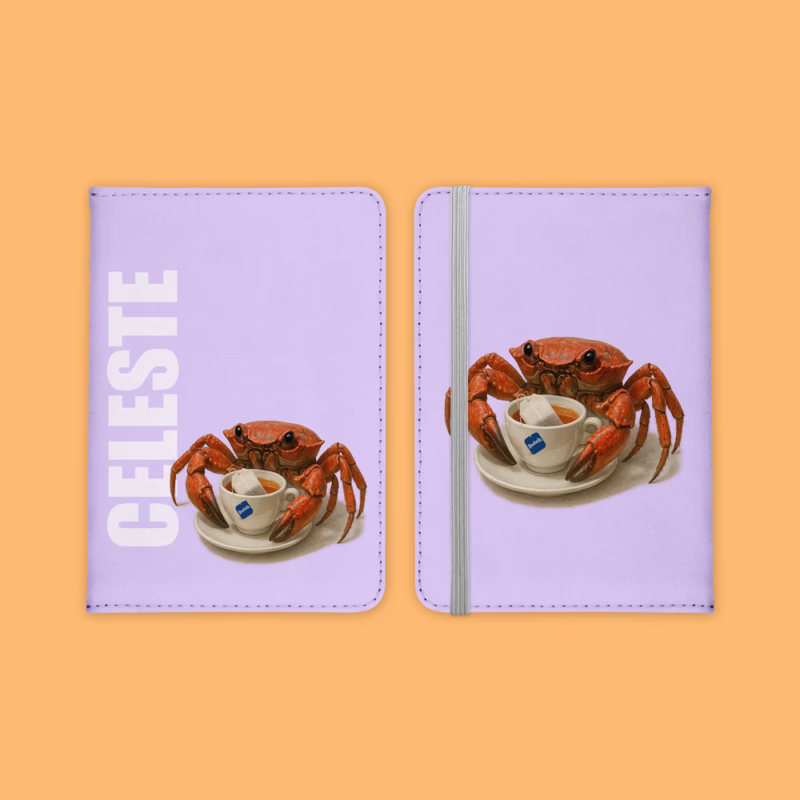 Passport Holder - Australian Crab