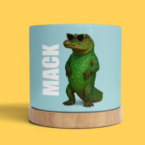 Plant Pot - Glam Crocodile