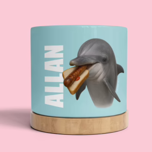 Plant Pot - Dolphin