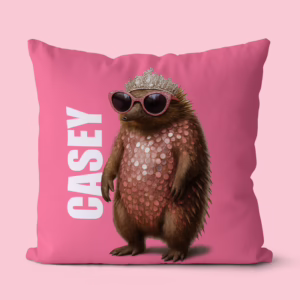 Canvas Cushion - Glam Echidna