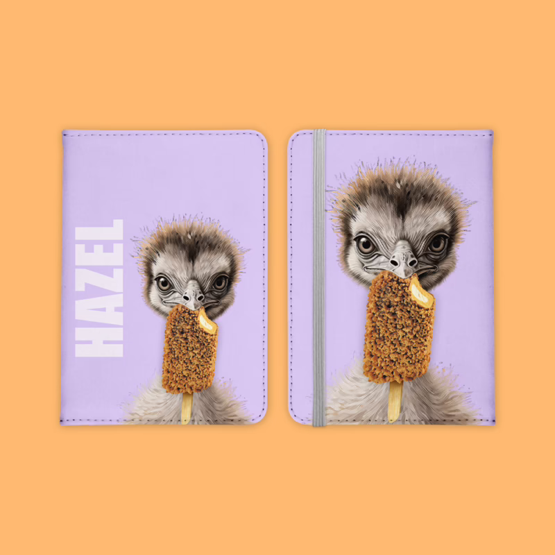 Passport Holder - Australian Emu